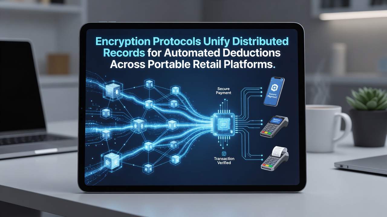 Encryption protocols securing distributed records in mobile retail systems