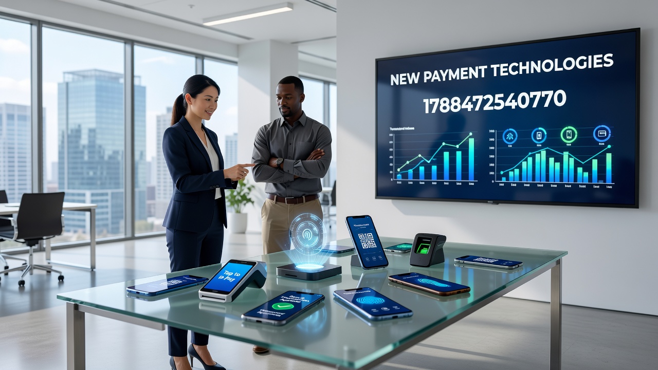 Close-up view of mobile payment processing with secure digital wallet interfaces